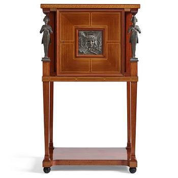 244. Austria/ Germany, probably, a mahogany cabinet/ a sheet music cabinet, early 20th century.