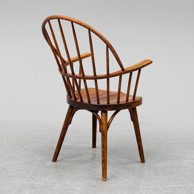 UNO ÅHRÉN, a beech chair from Gemla, 1930's.