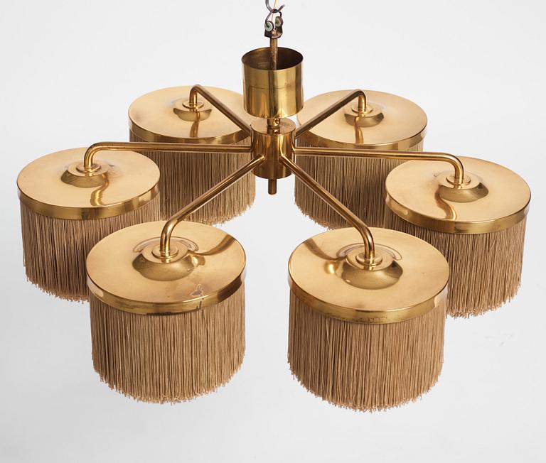 Hans-Agne Jakobsson, a ceiling lamp model "T606/95", Hans-Agne Jakobsson AB, Markaryd 1960s-70s.