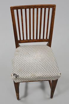 STOLAR, 5 st snarlika, sengustavianska, 1800-talets första del.