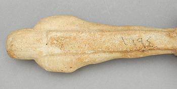 USHEBTI, fajans, Egypten, troligen Sentid 664-331 f Kr.
