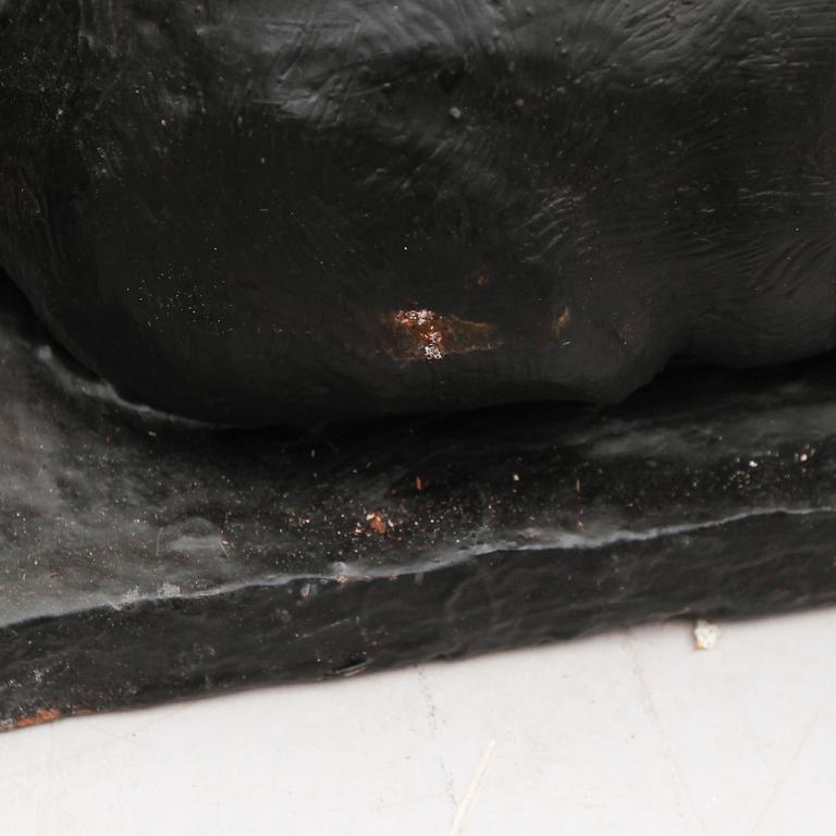 TRÄDGÅRDSSKULPTURER, 1 par, gjutjärn, 1900-/2000-tal.