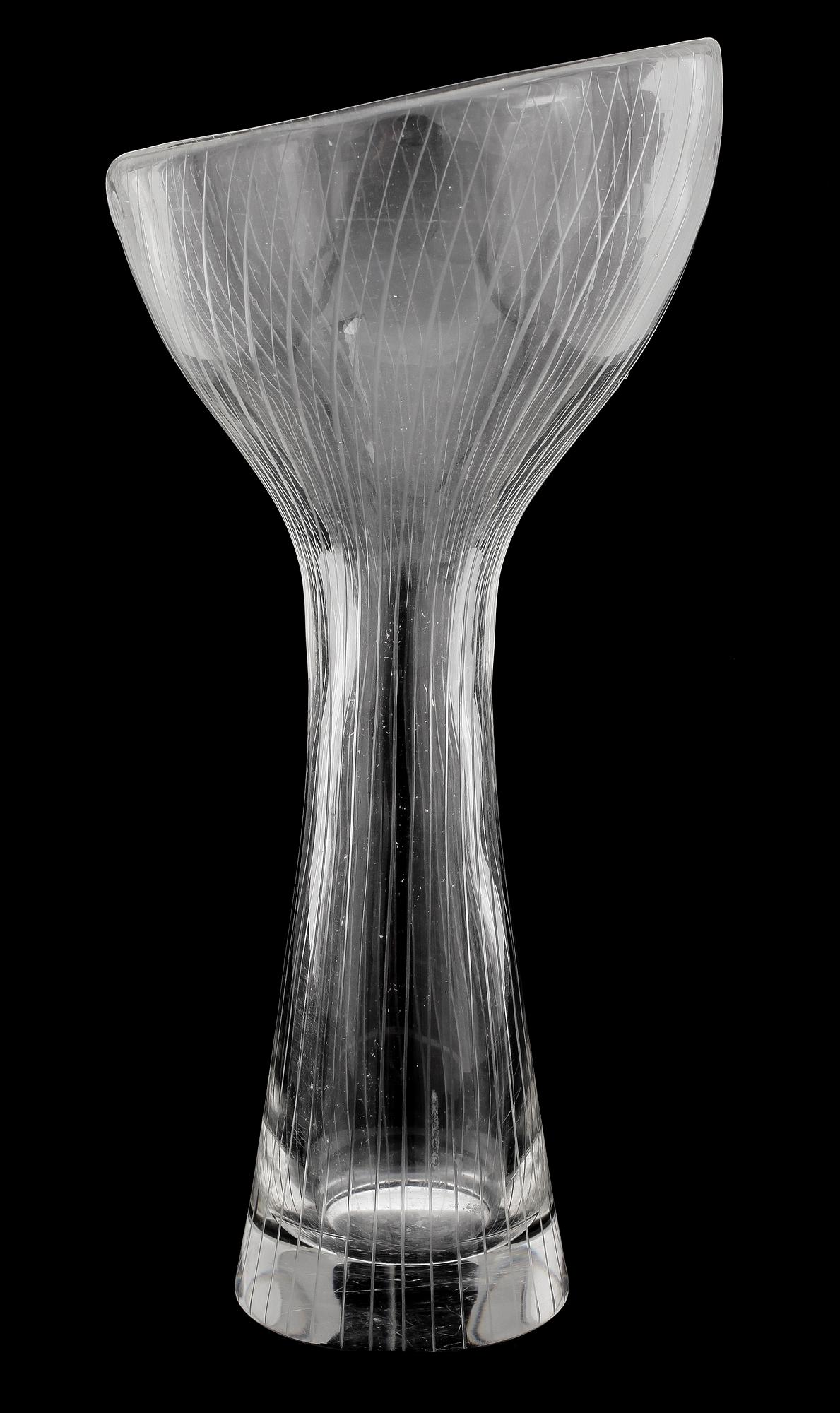 VAS. Glas. Tapio Wirkkala, Iittala, Finland, 1900-tal.
