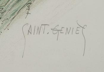 FRANCIS DE LASSUS SAINT-GENIES, litografier, 2 st, signerade varav en numrerad 106/200.