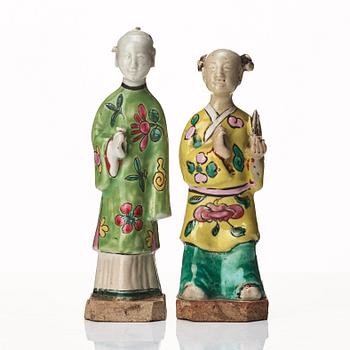 A group of eight immortals on  wooden stand, Qing dynasty, 19th Century.
