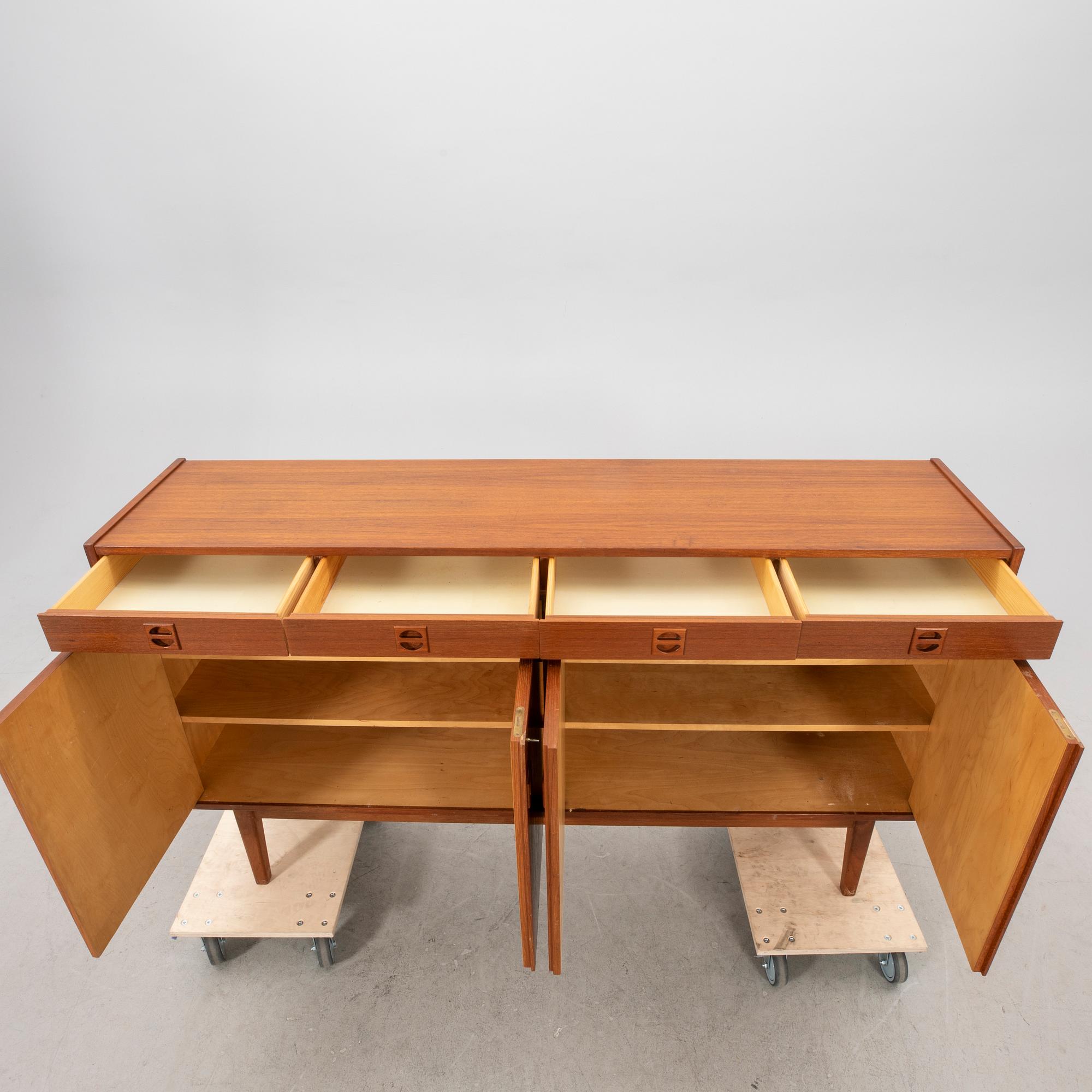 A 1960s teak sideboard.