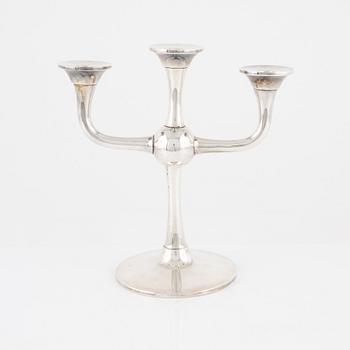 Karl Jørgen Otteren, a Norwegian silver candelabrum, 1997.