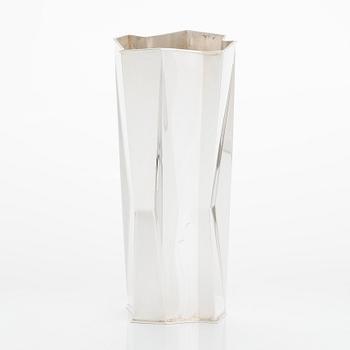 Tapio Wirkkala, a sterling silver vase 'TW6-4', Kultakeskus, Hämeenlinna 1971.