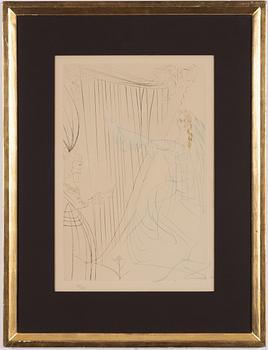 Salvador Dalí, Queen Isolde and her daughter, from: "Tristan and Isolde".