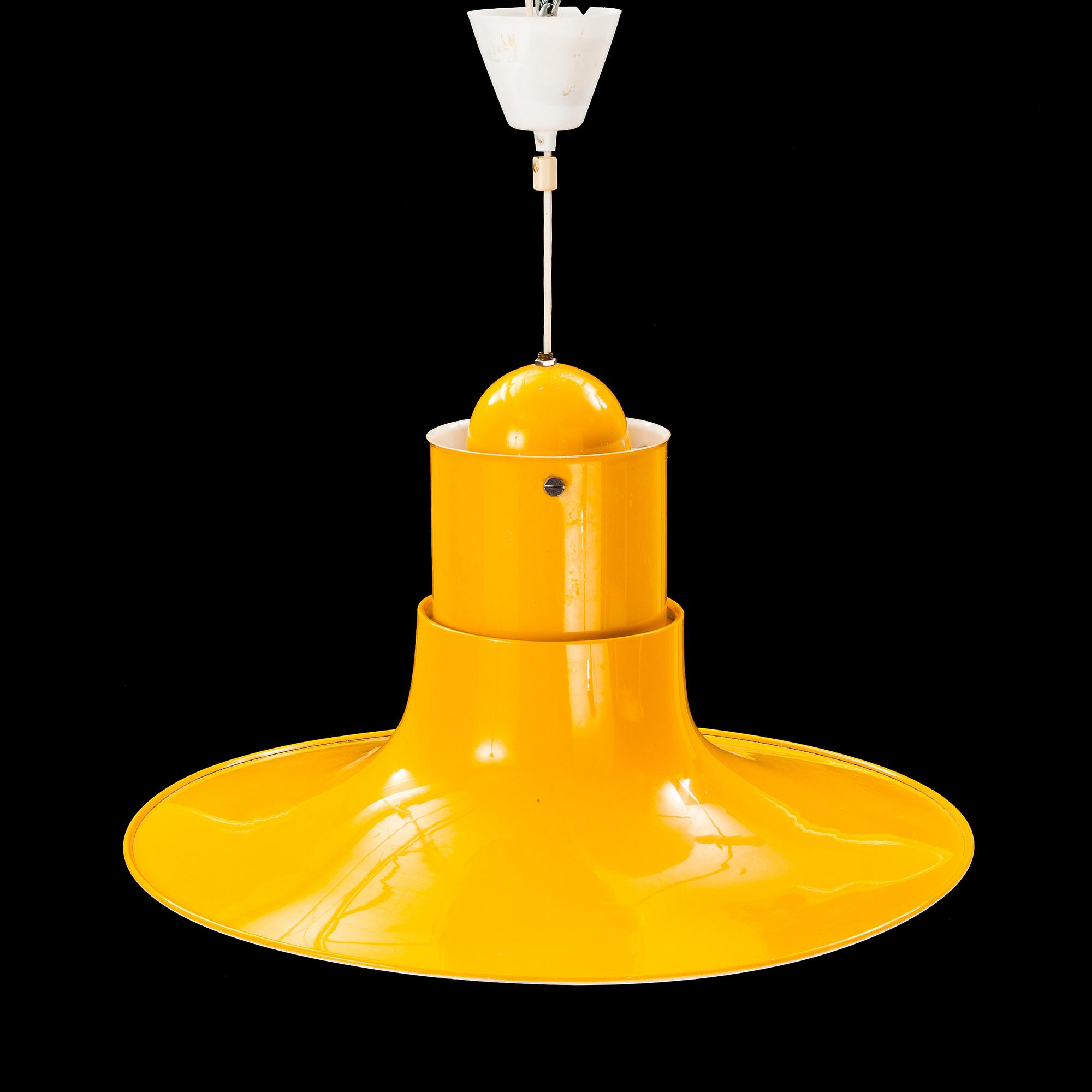 TAKLAMPA, design P.O Ström. 1970-tal.