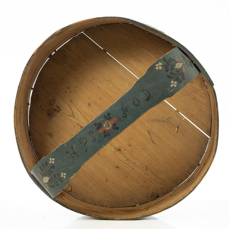 Förningskorg, allmoge, Jämtland, 1800-tal.