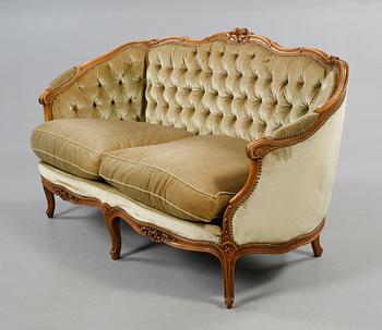 SOFFGRUPP, rokokostil, omkring 1900-talets mitt.