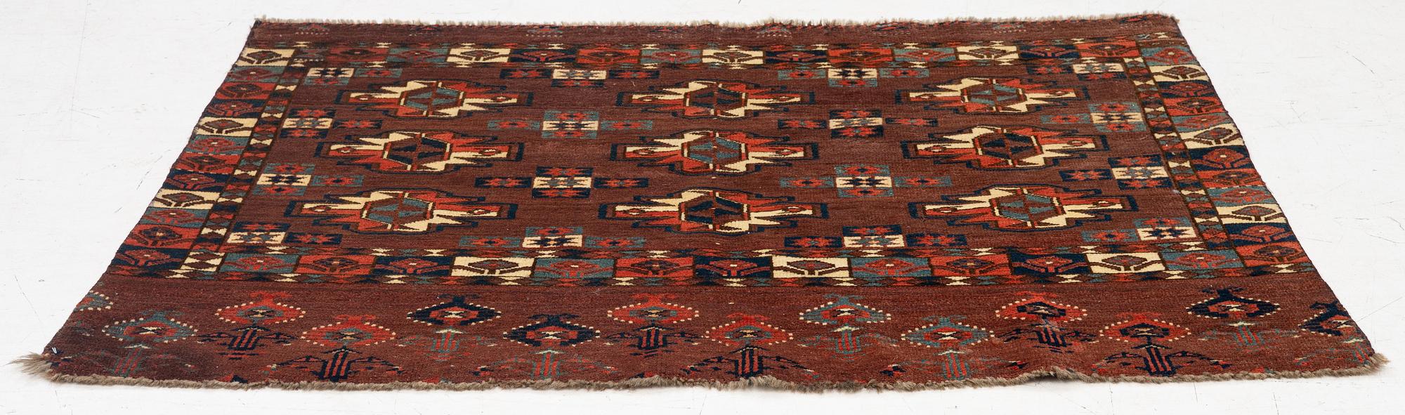 Antik Yomud Chuval, Västra Turkmenistan, ca 109 x 79 cm.