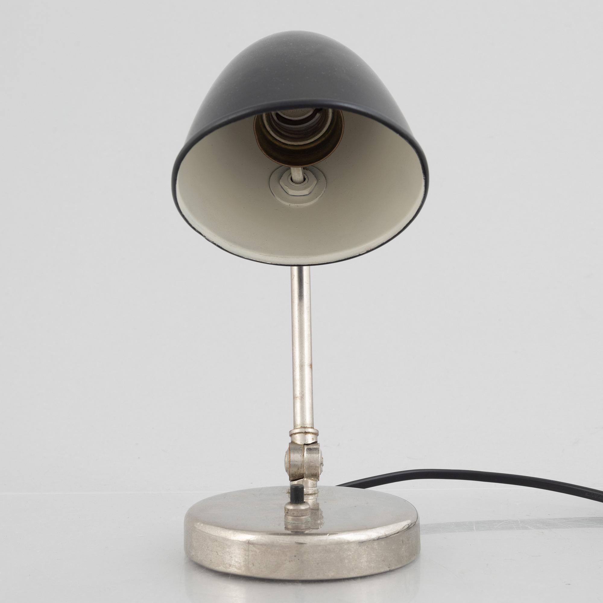 Erik Tidstrand, a table lamp, model "29116", Nordiska kompaniet, 1930s-40s.