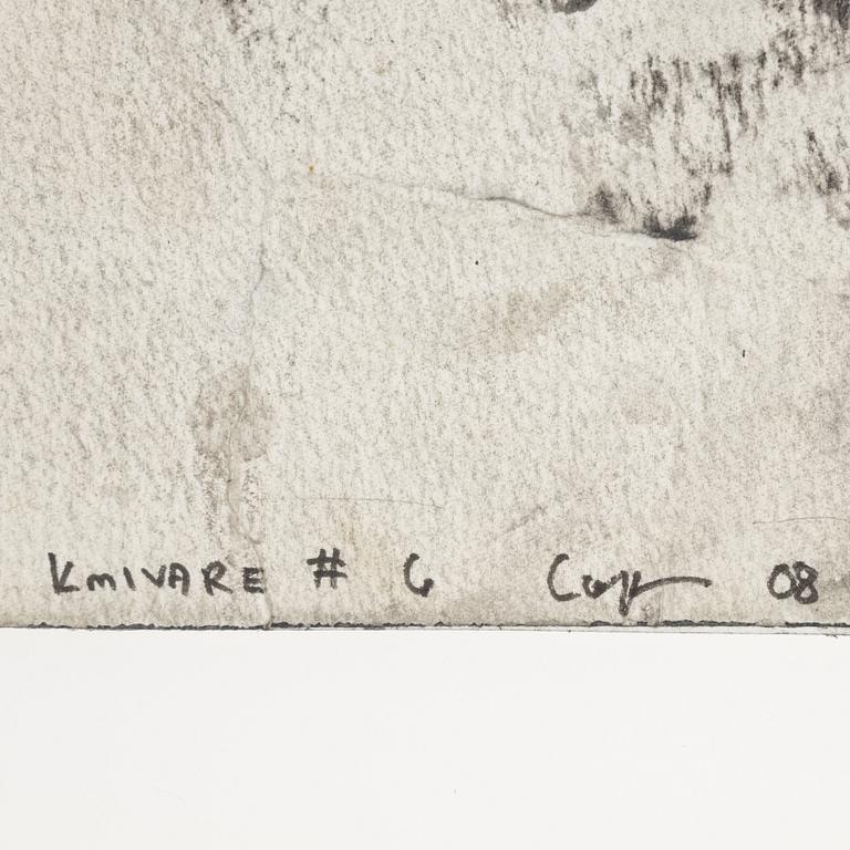 Markus Copper, mixed media on paper, signed and dated -08.