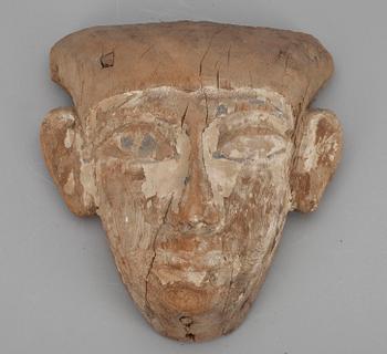 MASK, skuret trä, Egypten.