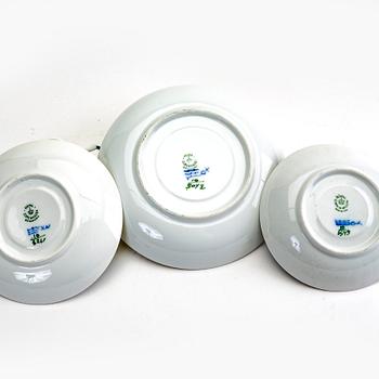 A 63 pcs Blå Blomst service from Royal Copenhagen later part of the 20th century.