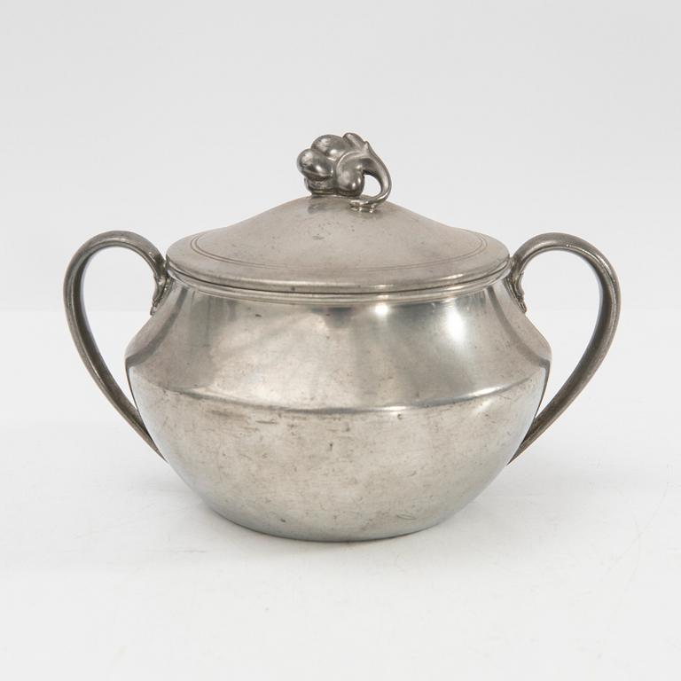 Just Andersen, ett part i tennföremål, 3 st, Danmark, 1900-talets första hälft.