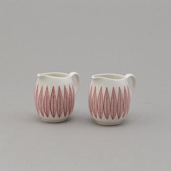 STIG LINDBERG, kaffeservis, 15 delar, porslin, "Salix", Gustavsberg.