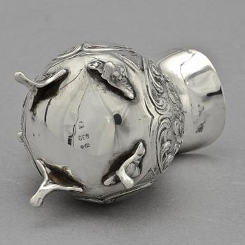 PARTI SILVER, 4 delar, silver, 1900-tal. Vikt 520 g.