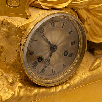 Table pendulum clock, Empire style, late 19th century.