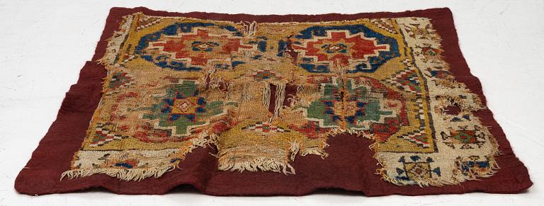 Fragment, antik Kappadokien, Östra Anatolien, ca 96 x 102, 1700-tal.