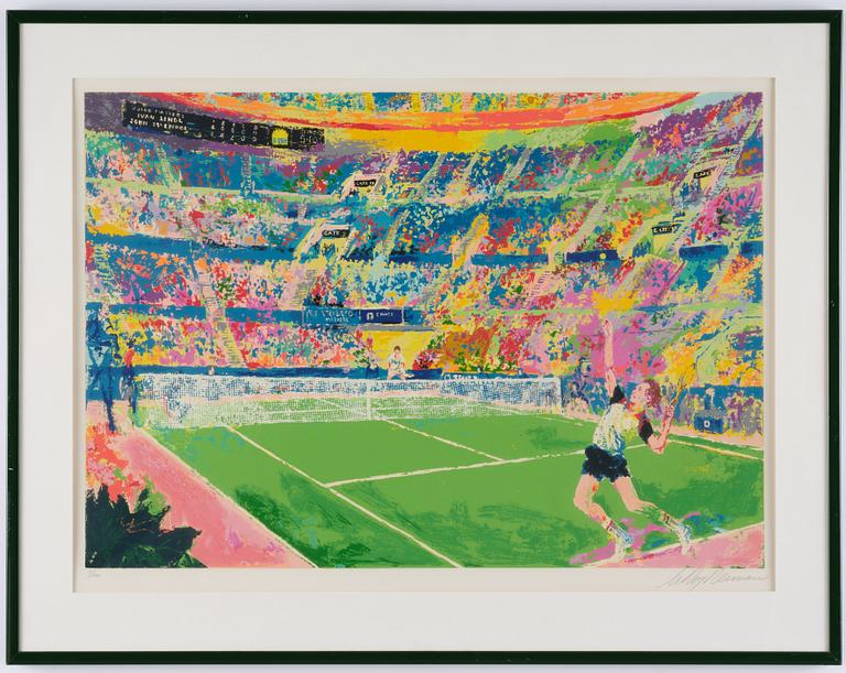 LeRoy Neiman, Lendl vs McEnroe.