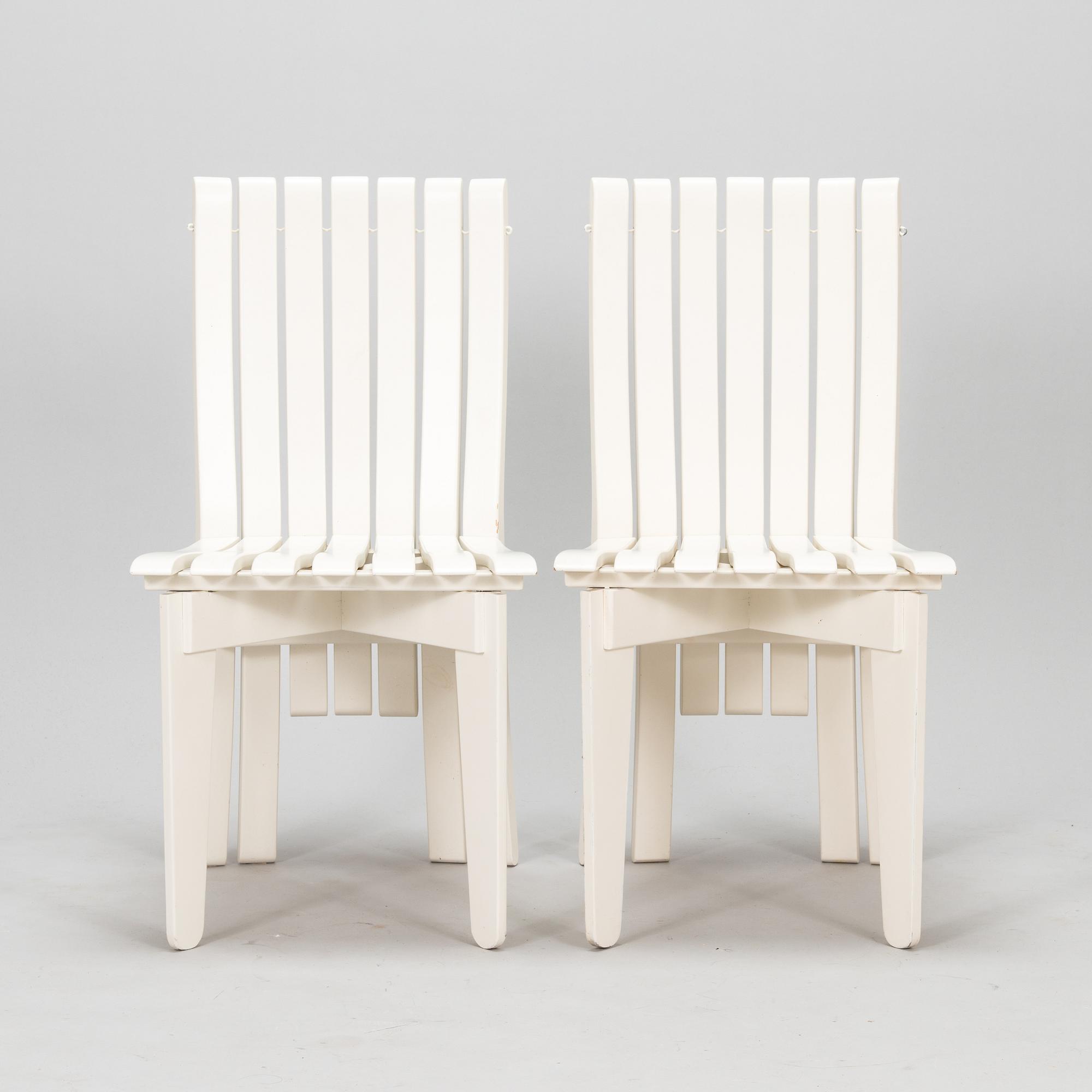 Alvar Aalto, a 5-piece 'Aurinko' (Sun-series) garden furniture suite for Artek 2009.