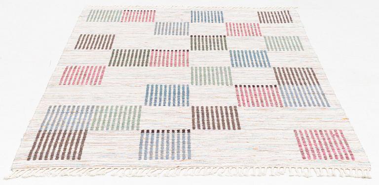 Eva-Lisa Nordin, a rag rug, c 217 x 157 cm,