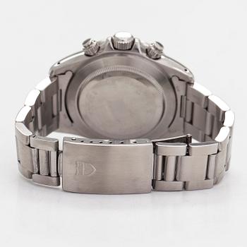 Tudor, Prince Date, "Non-Tiger", chronograph, wristwatch, 39.5 mm.