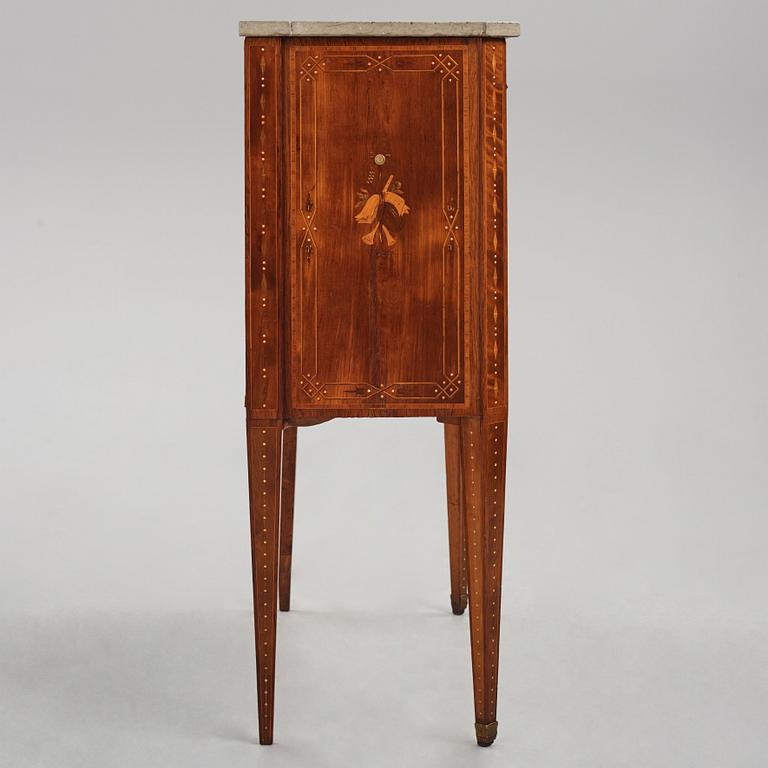 A Gustavian marquetry and ormolu-mounted secretaire by N. P. Stenström (master in Stockholm 1781-90).