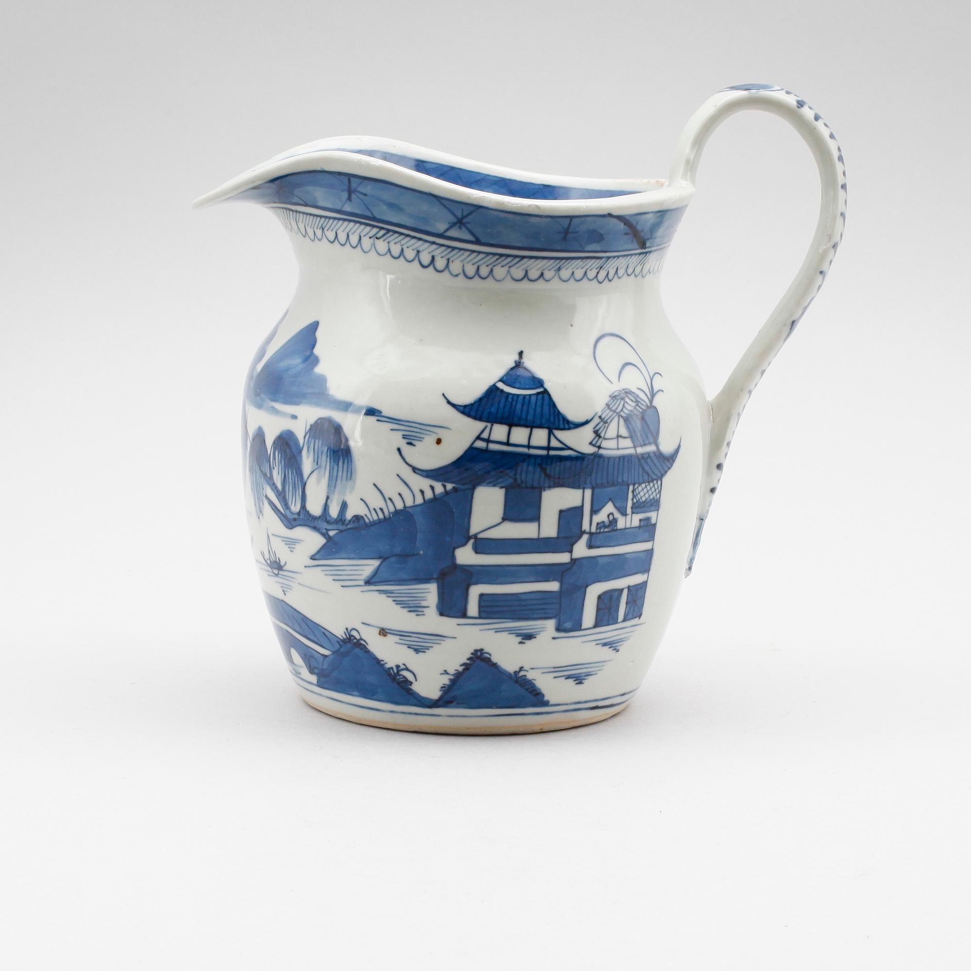 KANNA, porslin, Kina, 1800-tal.
