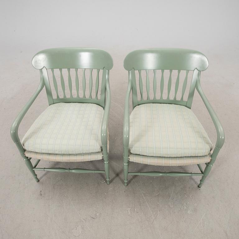 Björn Wiinblad & Brita Drewsen,  armchairs, a pair, "La concha".