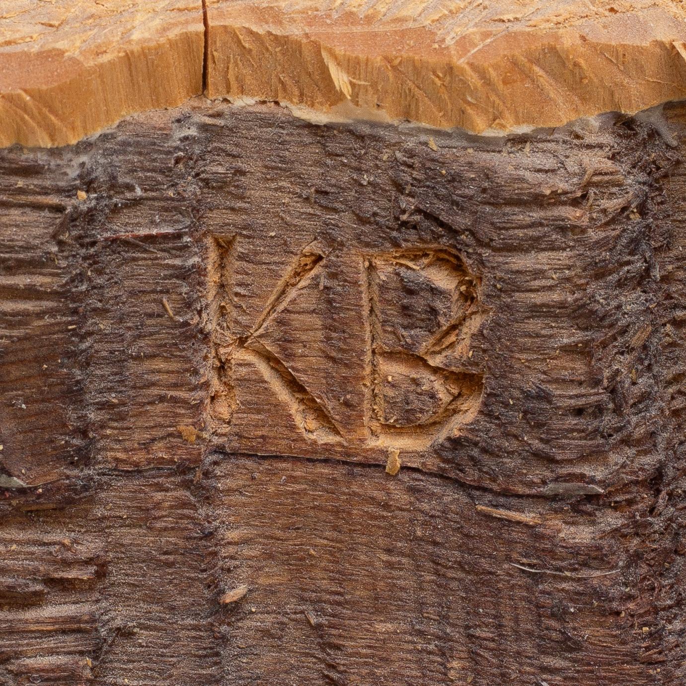 Kjell Bergqvist, skulpturgrupp, signerad KB.