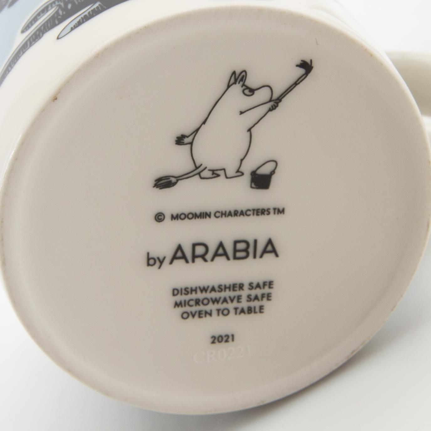 Mugs 8 pcs and 1 plate Moomin characters/ Mumin Arabia Finland.