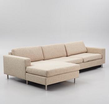 Glismand & Rüdiger, a 'Scandinavia' sofa with ottoman, Bolia.