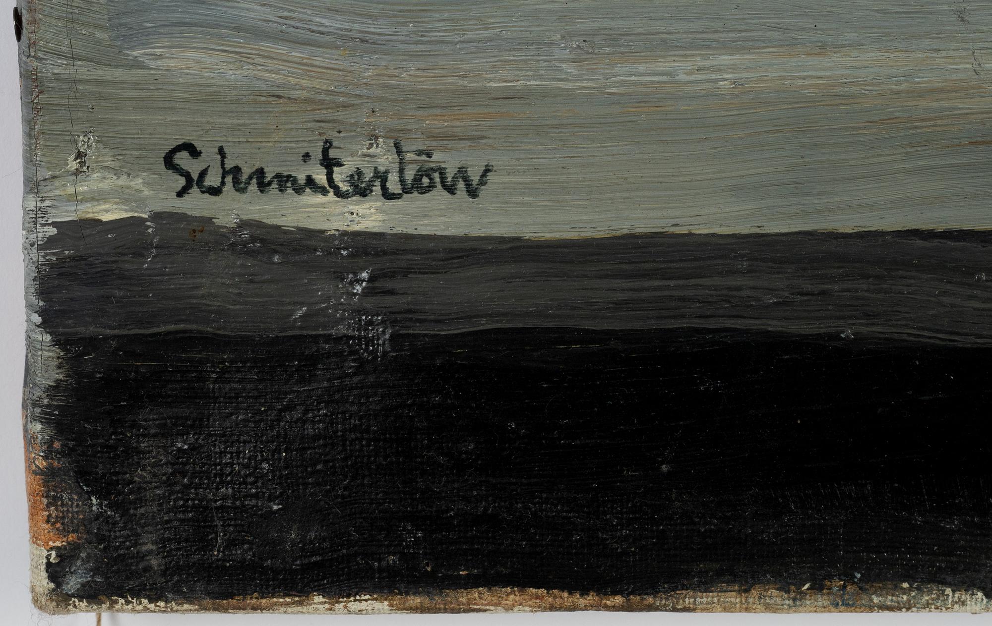 Bertram Schmiterlöw, oil on canvas, signed.