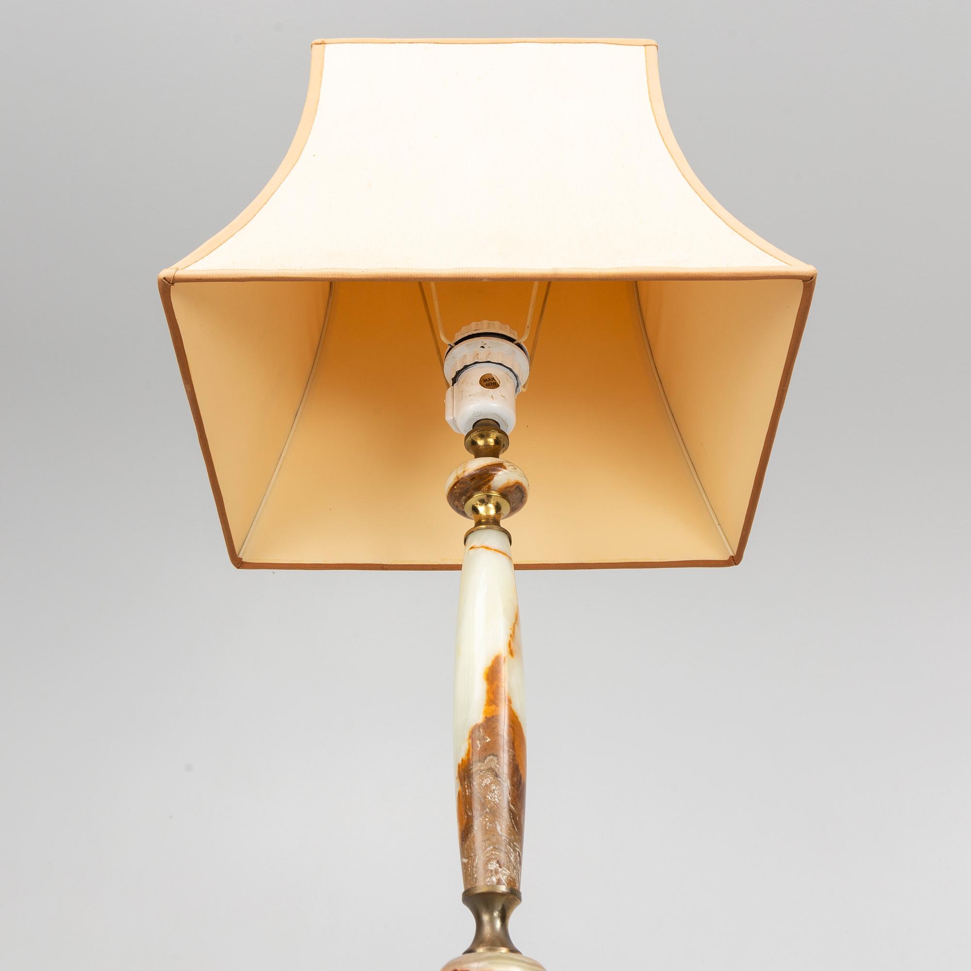 Floor lamps, a pair, second half of the 20th century.