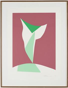 Richard Mortensen, silkscreen, 1991, signed and numbered HC.