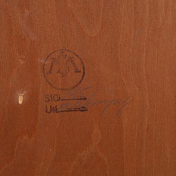 A ahogany-veneered 1940's/50's bookcase.