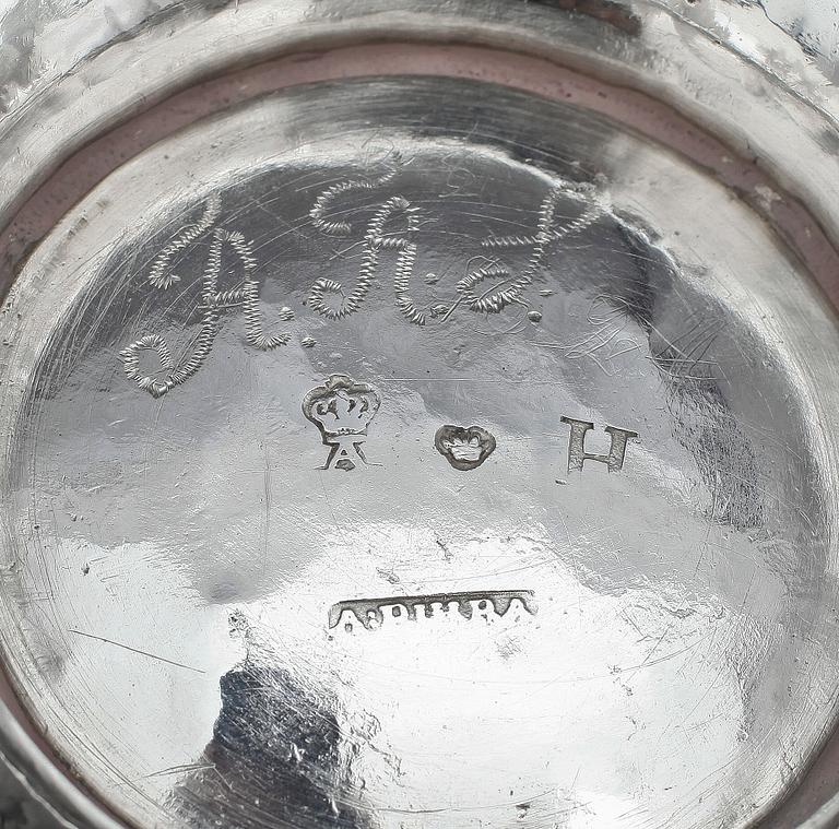 BÄGARE, silver, Anders Pihra, Åbo, 1817. Vikt 71 g.