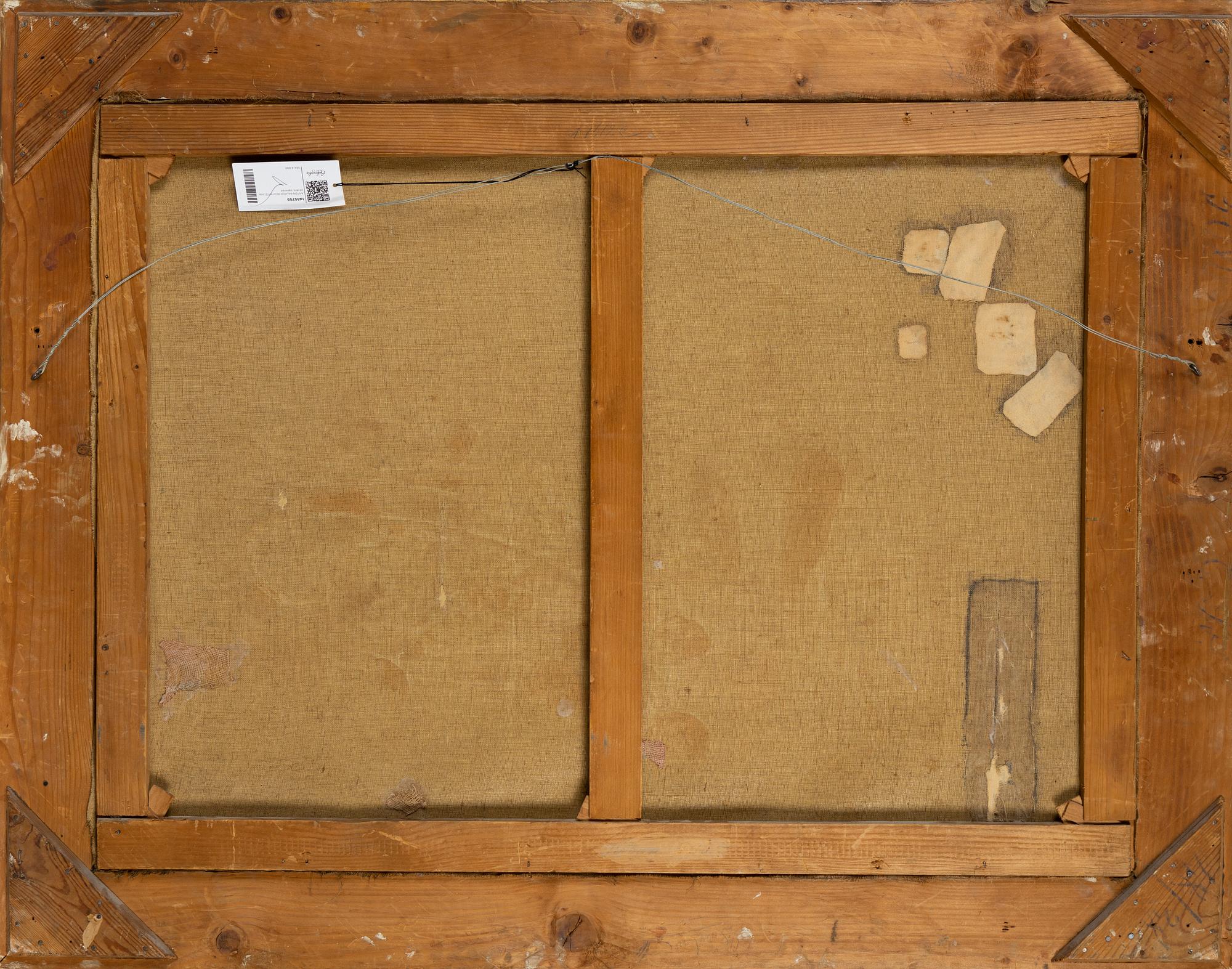 Anton Raufer-Redwitz, olja på duk, signerad.