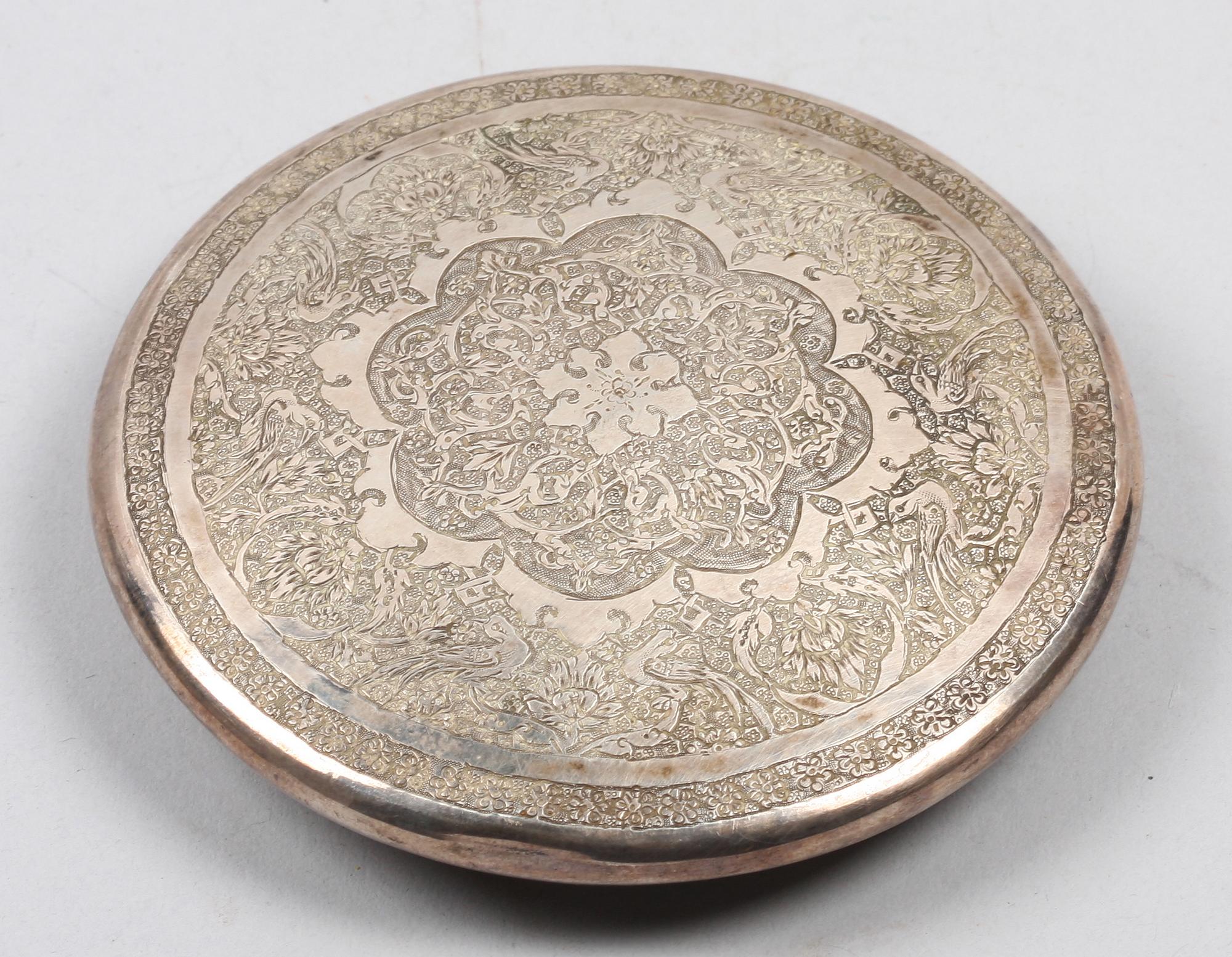 DOSA, silver och emalj.Troligen Tunisien/Turkiet, tidigt 1900-tal.