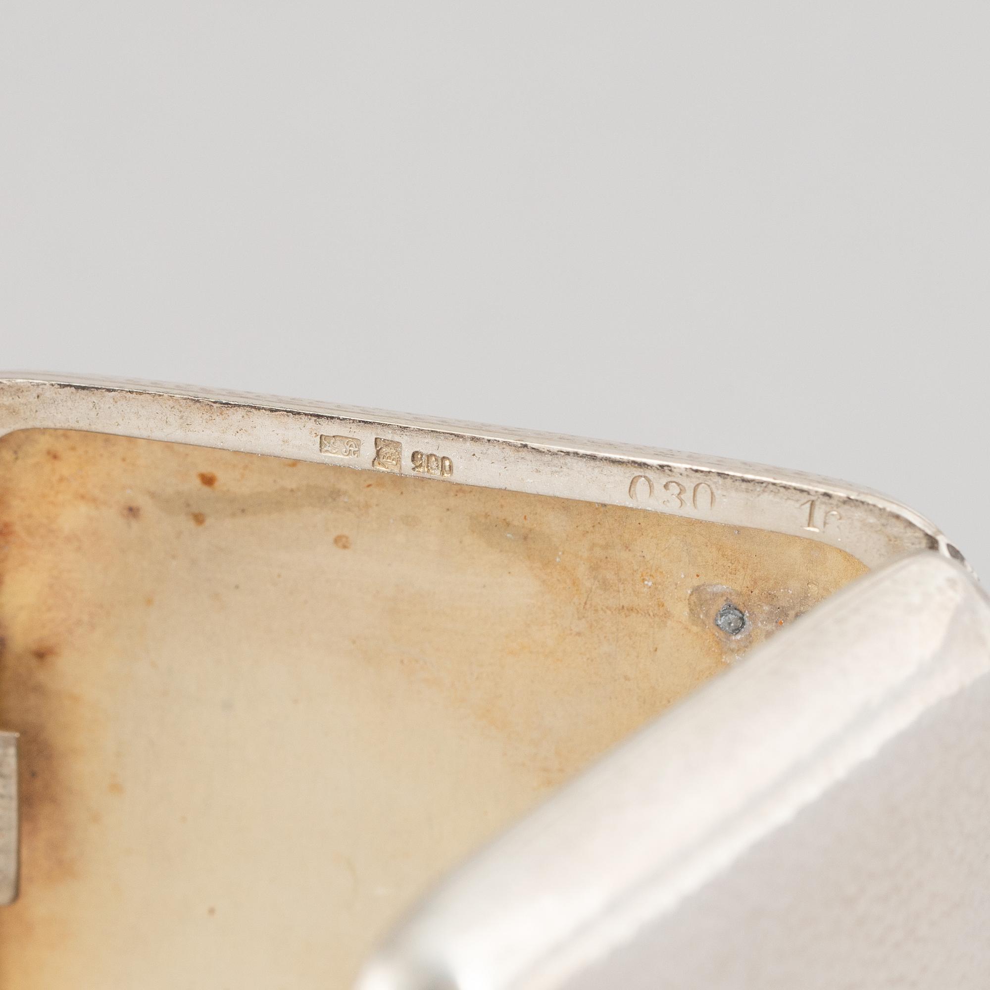 Preciosa, fem delar, silver, proveniens von Rosen, 18/1900-tal.