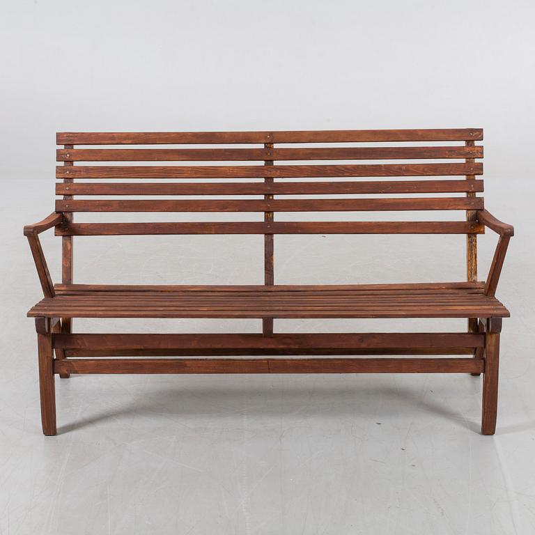 CARL MALMSTEN, trädgårdsmöbel "Bergshamra", 3 dlr, 1900-talets andra hälft.