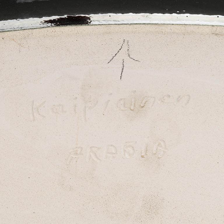 Birger Kaipiainen, dekorationsfat, signerad Kaipiainen Arabia.