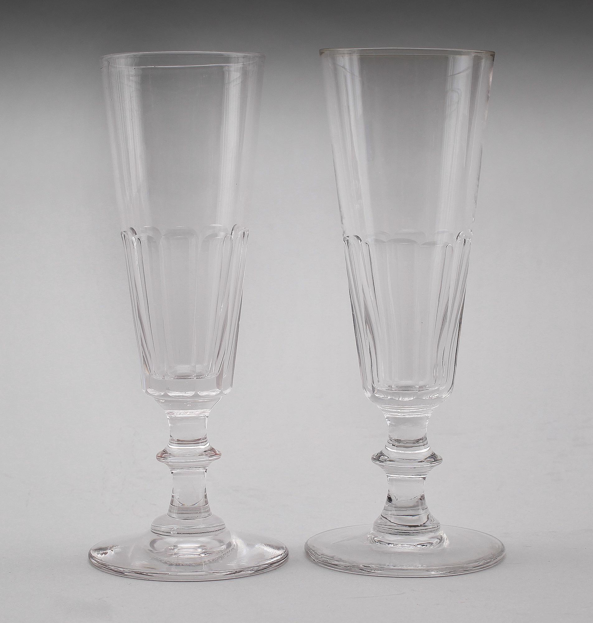 CHAMPAGNESTRUTAR, 6 st, 1800-talets andra hälft.