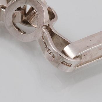 HALSLÄNK, sterlingsilver, Cecilia Johansson, Göteborg, 1986. Vikt 75,9 gram.