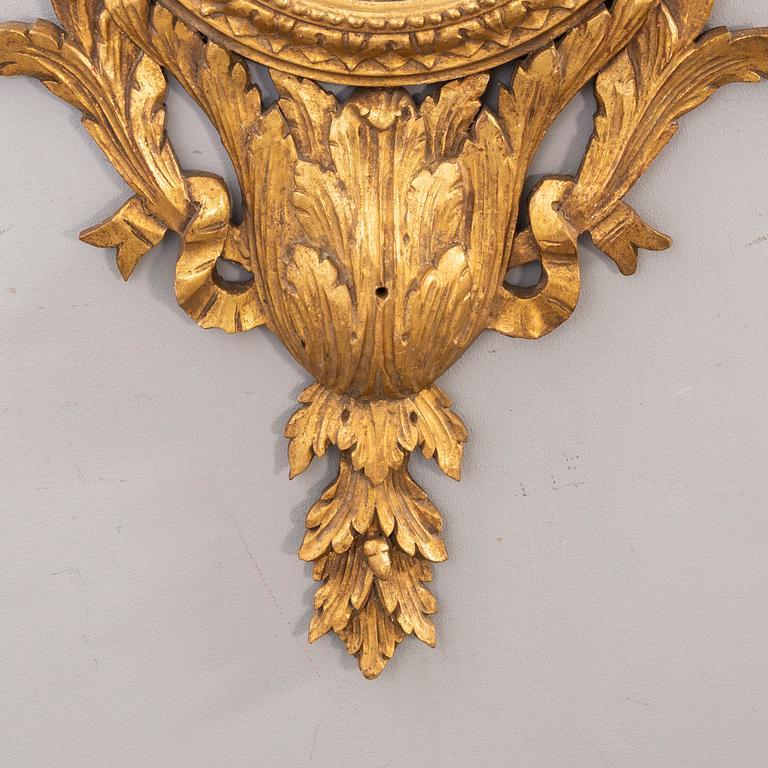 An mid 20th century wood mirror from Paoletti, Firenze Italy.