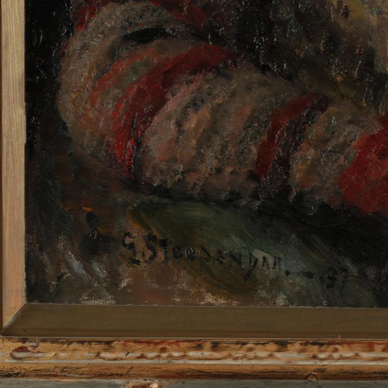 GEORG STOOPENDAAL, olja på duk, signerad och daterad -37.